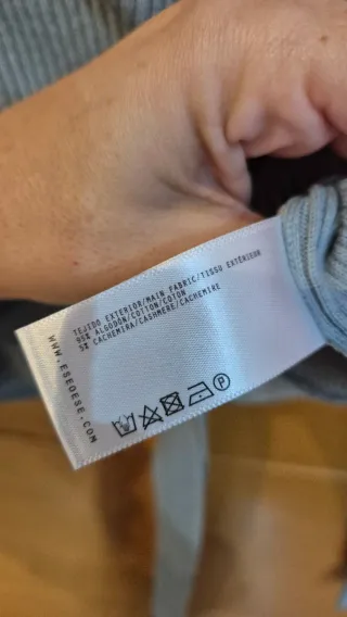 Jersey EseoEse manga larga T.M gris azulado