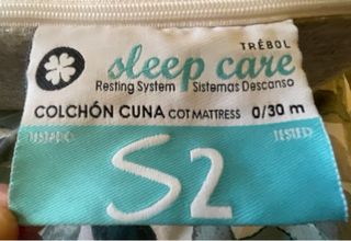Colchón Cuna Trebol Sleepcare S2