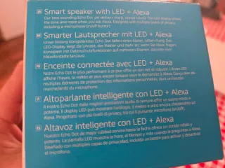 Echo Dot 5ta Gen con Reloj Alexa