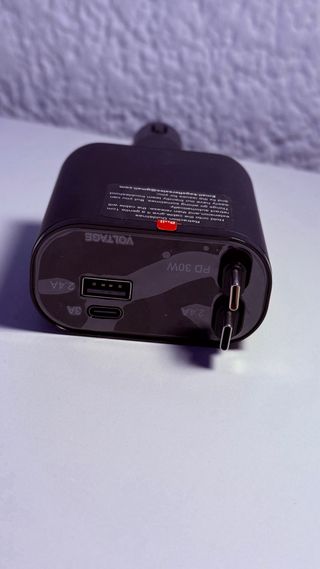 Cargador Coche Rápido 30W USB-C y USB-A