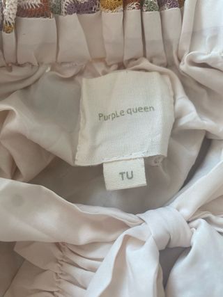 Abito lungo Purple queen taglia unica cotone