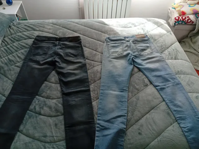 2 Pantalones Vaqueros hombre. Jack & Jones Talla 3