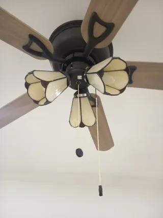 Lámpara Ventilador de techo Tiffany