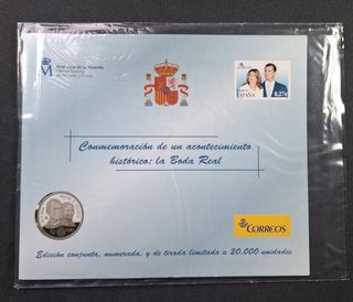 Moneda 12€ Plata 2004 Boda Felipe y Letizia