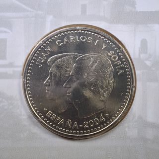 Moneda 12€ Plata 2004 Boda Felipe y Letizia