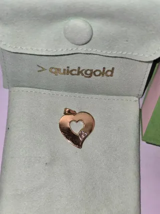 Colgante Corazón Oro 18k 1.84gr QUICKGOLD