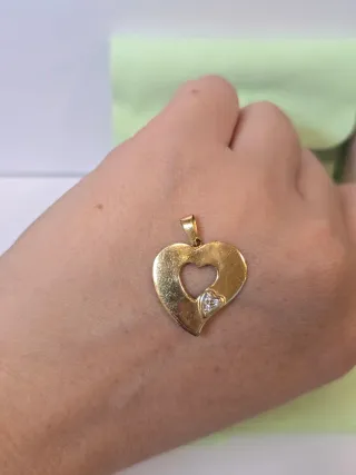 Colgante Corazón Oro 18k 1.84gr QUICKGOLD