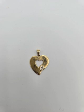 Colgante Corazón Oro 18k 1.84gr QUICKGOLD