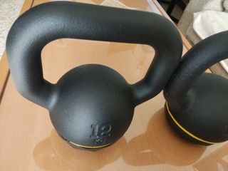 2 Mancuernas Kettlebell 12 kg