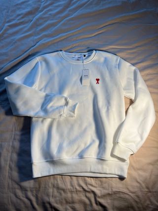 Sudadera Ami Paris Blanca Talla S