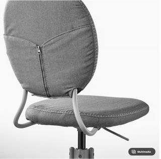 Silla giratoria Björkberget gris