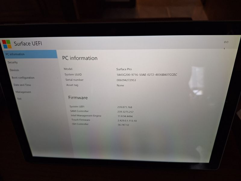 Portátil Microsoft Surface Pro 5 afbeelding 5