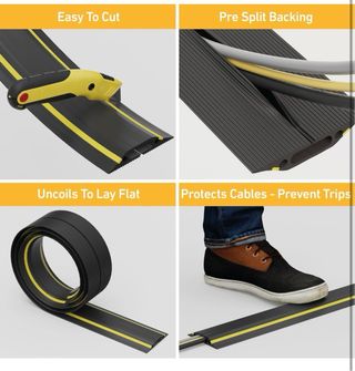 D-Line FC83B Canaleta Suelo Cables 1.8m