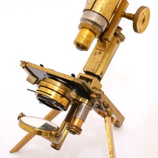 Microscopio Swift Antiguo Portátil c.1900