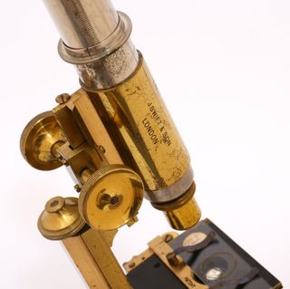 Microscopio Swift Antiguo Portátil c.1900