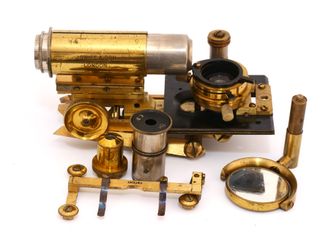 Microscopio Swift Antiguo Portátil c.1900