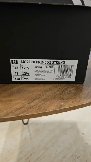 Adidas Adizero Prime X3 Strung