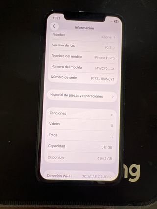 iPhone 11 Pro 512 GB Verde