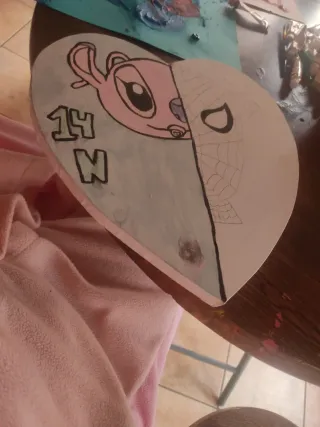 Cuadro Corazón Personalizado Hecho a Mano