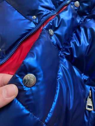 Gilet Moncler x Fragment Design Blu/Rosso