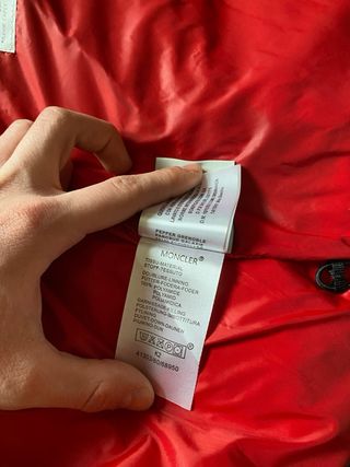 Gilet Moncler x Fragment Design Blu/Rosso