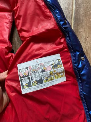 Gilet Moncler x Fragment Design Blu/Rosso