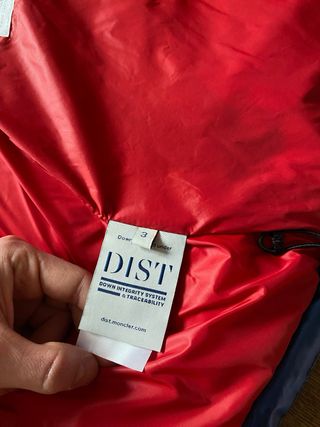 Gilet Moncler x Fragment Design Blu/Rosso