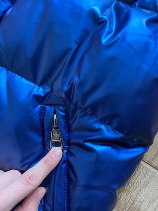 Gilet Moncler x Fragment Design Blu/Rosso