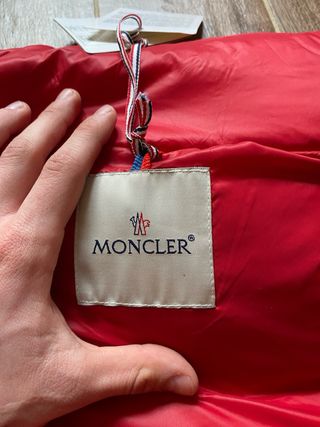 Gilet Moncler x Fragment Design Blu/Rosso