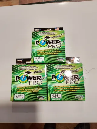 Lote 3x Hilo Pesca Power Pro Spectra