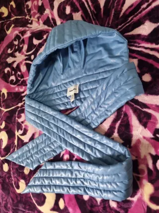 Bufanda Capucha Nanushka Acolchada Azul