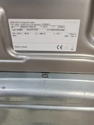 Lavadora Bosch A+++
