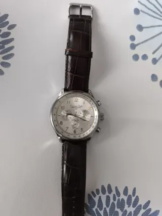 Reloj Massimo Dutti Cronógrafo Plata Marrón