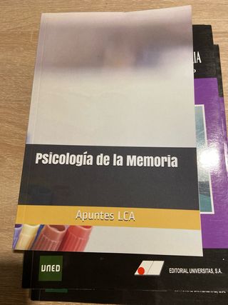 Pack libros Psicología de la memoria