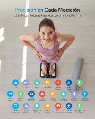 Báscula Inteligente Digital - 22 Métricas