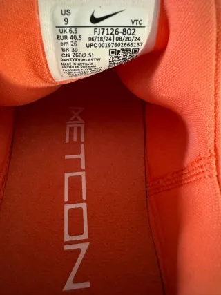 Nike Free Metcon 6 Arancioni/Bianche