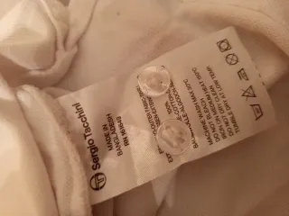 Polo Sergio Tacchini Blanco Talla M