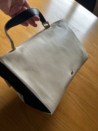 Bolso Purificación García Blanco y negro