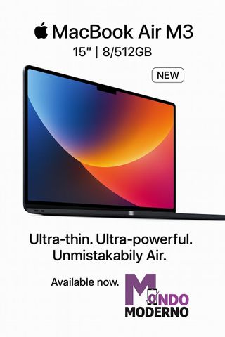 MacBook Air M3 15" | 8/512GB Nuovo Apple | Italia