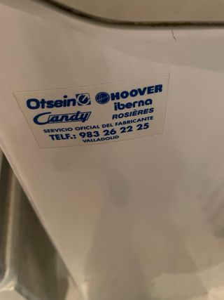 Lavadora Carga Superior Otsein Hoover 6kg