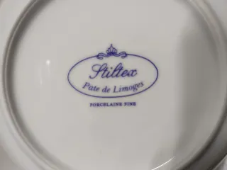 Set 41 pezzi porcellana Limoges oro