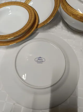 Set 41 pezzi porcellana Limoges oro