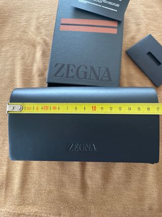 Funda Gafas Zegna Negra y Marrón