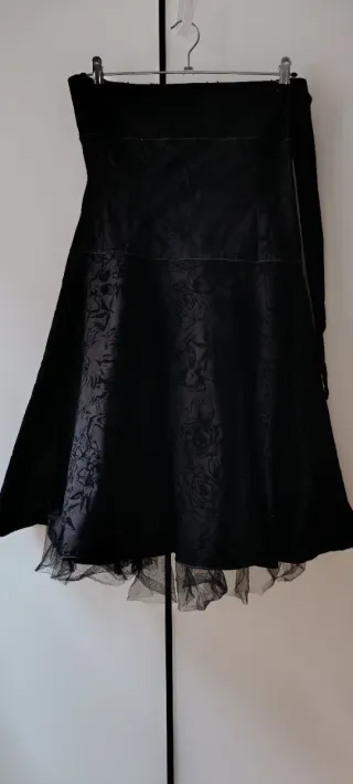 Vestido Pin Up Rock & Roll Negro M - L