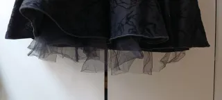 Vestido Pin Up Rock & Roll Negro M - L