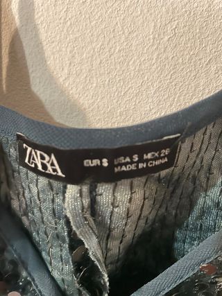 Vestido de fiesta lentejuelas tirantes