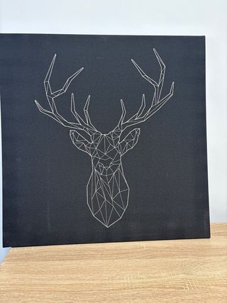 Cuadro Decorativo Ciervo Geométrico