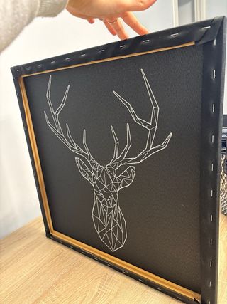 Cuadro Decorativo Ciervo Geométrico