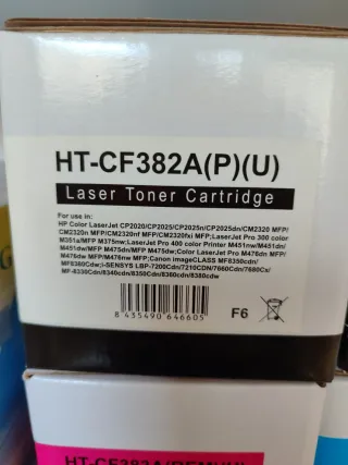 Pack 4 Toner HP CF380/1/2/3