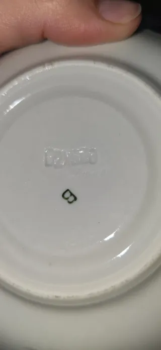 Juego de café porcelana fina 6 tazas